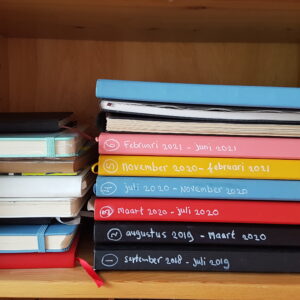 mijn schetsboeken